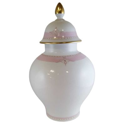 Deckelvase AK Kaiser Duett K. Nossek dekorative Porzellan H 19 D 17 cm