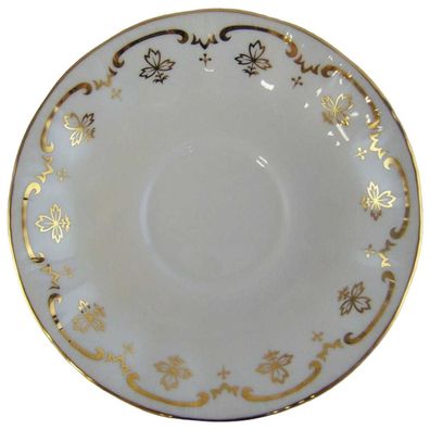 Untertasse für Kaffee Royal Osborne Golddekor D 13,8 cm
