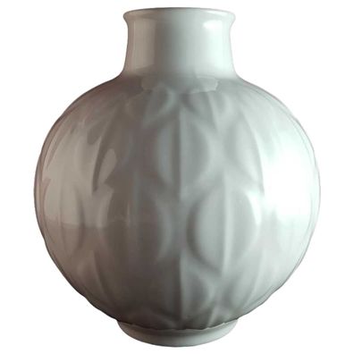Blumenvase H 20,5 cm Eschenbach Weiß gebraucht-sehr gut