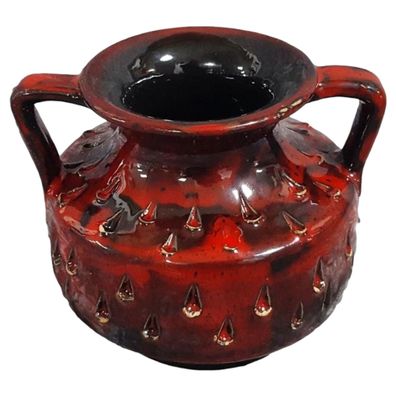Keramik Vase mit Henkeln 780/10 H 9,5 cm