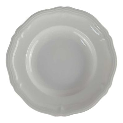 Suppenteller Rosenthal Chippendale Uni weiß D 24,5 cm