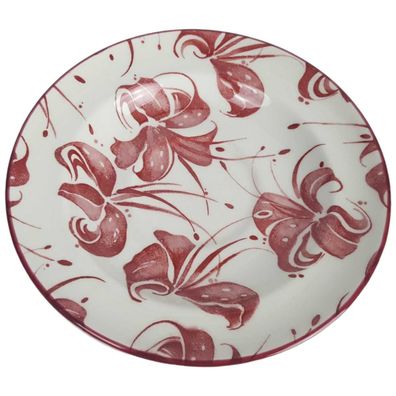 Untertasse 14,9 cm mit Stempel Grindley Bonapart Rot