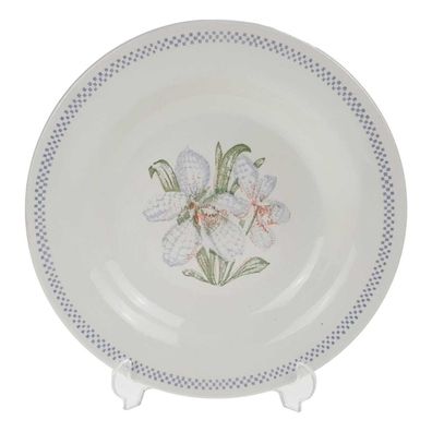 Suppenteller Oxford Brazil Blumendekor