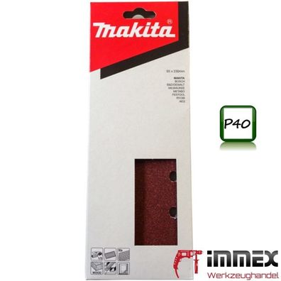 Makita Schwingschleifer Sander Schleifpapier 93x230 P40 P-31837 VOM Fachhandel !