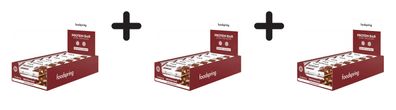 3 x foodspring Protein Bar Extra Chocolate (12x45g) Roasted Hazelnut