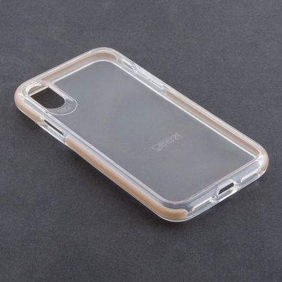 Gear4 Piccadilly Klarsichthülle mit verbessertem Stoßschutz für iPhone X ? Gold
