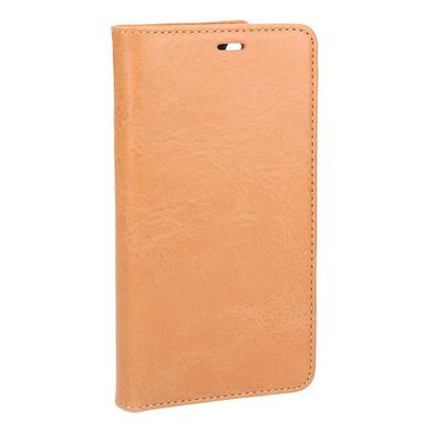 Krusell SUNNE Wallet für Iphone XS Max 6,5" hellbraun aus echtem Leder