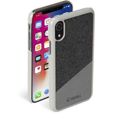 Krusell Tanum Cover Schutzhülle Apple iPhone XR Grau