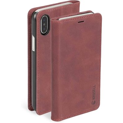 Apple iPhone X Xs Sunne 4 Karte FolioWallet rot