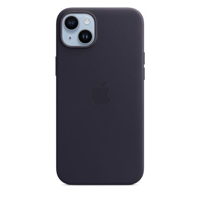 Apple iPhone 14 Plus Leder Case mit Magsafe Mitternacht