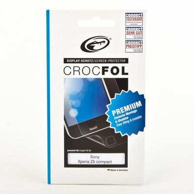 Crocfol Schutzfolie für das Sony Xperia Z5 compact 2st