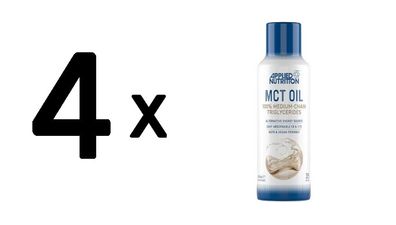 4 x Applied Nutrition MCT Oil - 490 ml