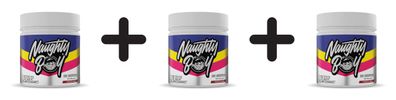 3 x Naughty Boy Pump, Tropical Punch - 400g