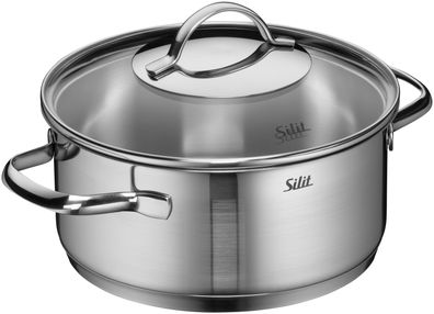 Silit Silit Achat Bratentopf mit Deckel, 20 cm 3201003627