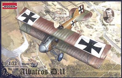 Roden 1:72 6 Albatros D. II World War 1