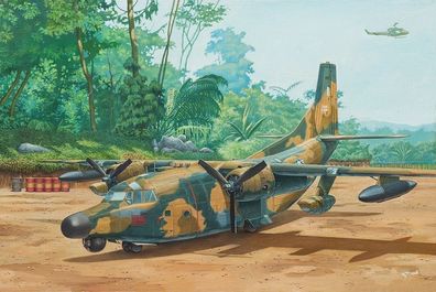 Roden 1:72 58 Fairchild NC/AC-123K Black Spot