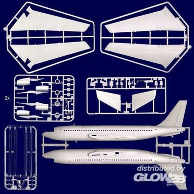 Roden 1:144 317 Boeing 720 Ceasar's Chariot