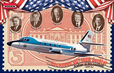 Roden 1:144 324 Lockheed VC-140B Jetstar