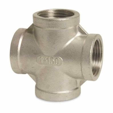Edelstahl Fitting Kreuzstück 1/4 Zoll IG