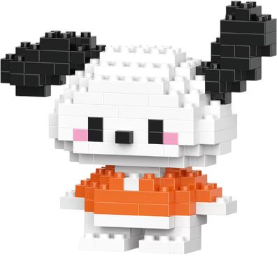 Pochacco Micro Brick mit 128 Bausteinen - Hello Kitty Sanrio Nanoblocks