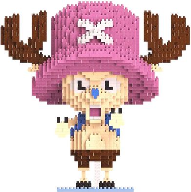 Tony Chopper Micro Brick mit 2131 Bausteinen - One Piece Nanoblocks