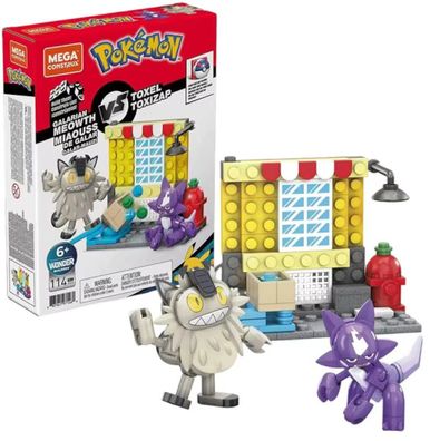 Mauzi vs. Toxel Bauspielzeug - Pokémon Mega Construx Spielzeug Set für Kinder