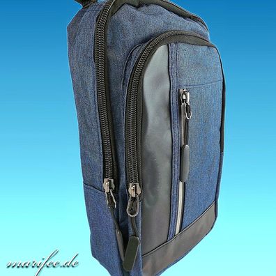 Umhängetasche/ Lässige Schultertasche mit USB Art.-Nr. 13230