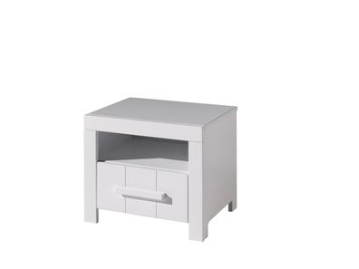 Nachtkonsole Erik Weiß MDF Weiß
