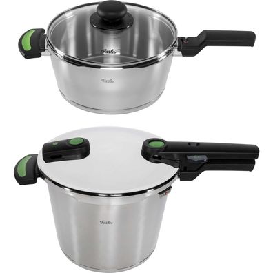 Fissler Vitaquick Green Schnellkochtopf Set 6 L