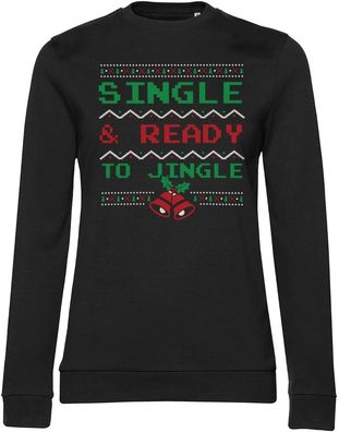 Hybris Damen Single Ready To Jingle Girly Sweatshirt SH-53-16086-H71-13