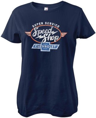 Chevrolet Damen Speed Shop Girly Tee GM-5-CHEV011-H85-9