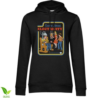 Steven Rhodes Damen Learn About Electricity Girly Hoodie DTR-57-SR320-DTF925
