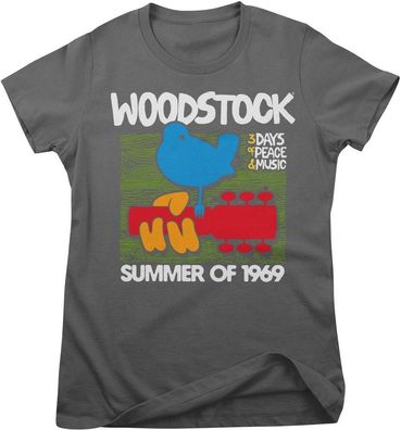 Woodstock Damen Summer Of 1969 Girly Tee PS-5-WSTCK004-H85-13