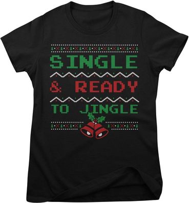 Hybris Damen Single Ready To Jingle Girly Tee SH-5-16086-H71-13
