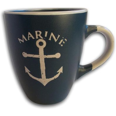 Maritimer Becher in weiß oder blau