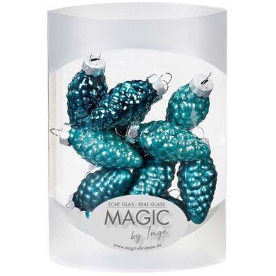 Zapfen 12 Stk 4.5cm Dark Emerald