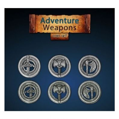 Adventure Weapons Tokens (12 Stück)