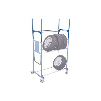 zusätzliche Etage für Reifenwagen / Reifenregal 150 kg Traglast