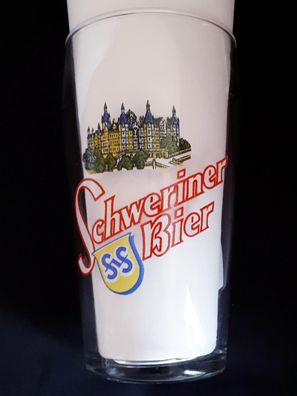 Bierglas Schweriner Bier