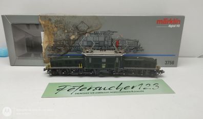 Märklin H0 AC 3756 / Serie Ce 6/8 Elektrolok Krokodil 14305 / Grün / SBB / OVP
