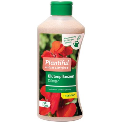 Manna Plantiful Blüten- und Balkonpflanzendünger für ca. 700 Liter Gießwasser - 700 g
