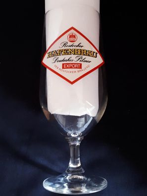 Bierglas Rostocker Hafenbräu Export VEB Rostocker Brauerei 4