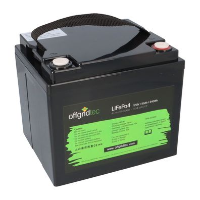 Offgridtec LifePo4 Akku 12/50 12,8V 50Ah 640Wh