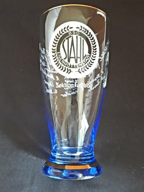 Bierglas BSG Stahl Eisenhüttenstadt Sektion Fußball