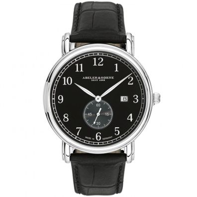 ABELER & SÖHNE kleine Sekunde AS2609 Herren Armbanduhr Saphirglas Ronda Werk