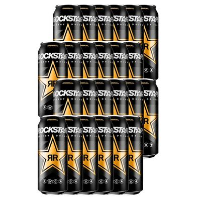 Rockstar Original Energy die Erfrischung mit Koffein 500 ml 24er Pack