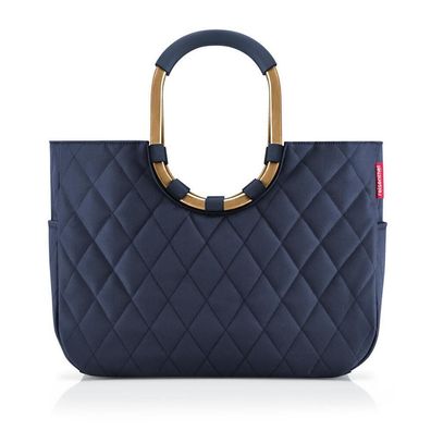 reisenthel loopshopper L OR, frame rhombus midnight gold, Unisex