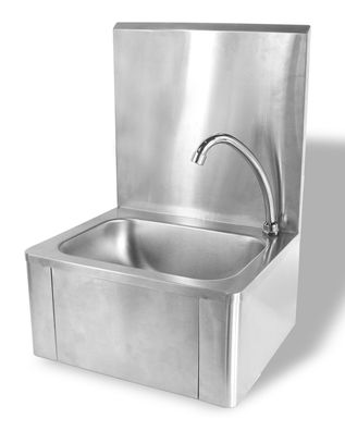 Combisteel Handwaschbecken mit Kniebedienung aus Edelstahl 400x330x570mm