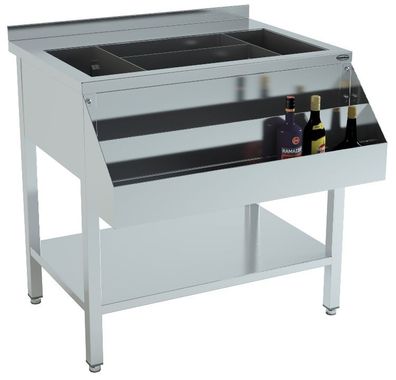 Combisteel Cocktailtheke aus Edelstahl