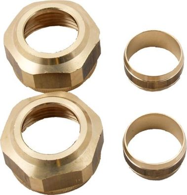 Wolf Klemmringverschraubung 2x22mm f. Solarpumpengruppe 20E 2483530